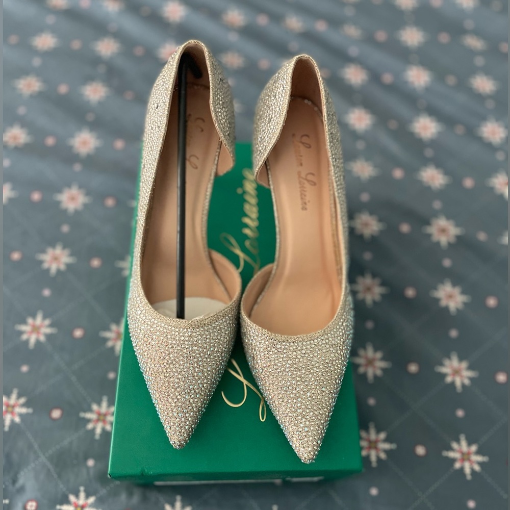 Sparkly Lauren Lorraine heels.